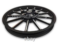 For Royal Enfield Classic 350 500 Front & Rear 13 Spokes Alloy Wheel Rim Pair