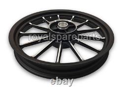 For Royal Enfield Classic 350 500 Front & Rear 13 Spokes Alloy Wheel Rim Pair