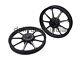 For Royal Enfield Classic 500 Parado D1 Front & Rear Alloy Wheel Rims 9 Spoke