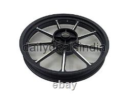 For Royal Enfield Classic 500 Parado D1 Front & Rear Alloy Wheel Rims 9 Spoke