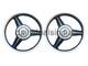 For Royal Enfield Classic 500 Parado D3 Front & Rear Alloy Wheel Rims 3 Spoke
