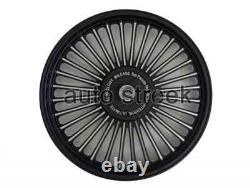 For Royal Enfield Classic 500cc Parado D1 Front & Rear 32 Spoke Black Alloy Rims