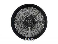 For Royal Enfield Classic 500cc Parado D1 Front & Rear 32 Spoke Black Alloy Rims