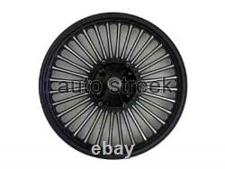 For Royal Enfield Classic 500cc Parado D1 Front & Rear 32 Spoke Black Alloy Rims