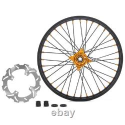 For Suzuki 21 Front 18 Rear CNC Wheels Discs Rotors RMZ250 07-24 RMZ450 05-24