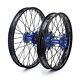 For Yamaha 21+19 Front Rear Spoked Wheel Rims Hubs Set Yz250f Yz450f 2014-2023