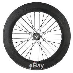 Front 65mm Tri Spokes Rear 88mm Fixed Gear Carbon Wheelset Track Carbon Wheels