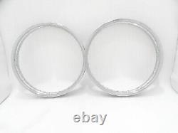 Front And Rear 19 Wheel Rim Pair For 40 Spokes Steel Fit For Royal Enfield