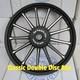 Front & Rear 13 Spokes Alloy Wheel Rim Pair For Royal Enfield Classic 350 500