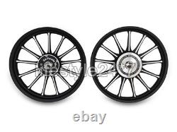 Front & Rear 13 Spokes Alloy Wheel Rim Pair For Royal Enfield Classic 350 500