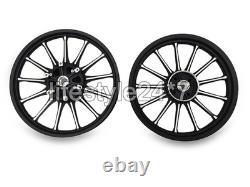 Front & Rear 13 Spokes Alloy Wheel Rim Pair For Royal Enfield Classic 350 500