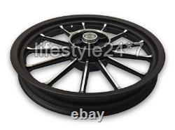 Front & Rear 13 Spokes Alloy Wheel Rim Pair For Royal Enfield Classic 350 500