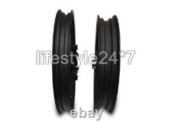Front & Rear 13 Spokes Alloy Wheel Rim Pair For Royal Enfield Classic 350 500