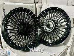 Front & Rear 30 Spokes Alloy Wheel Rim Pair For Royal Enfield Classic Reborn 350