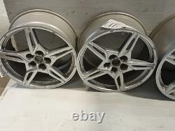 Front & Rear 5 Spoke Painted Gloss Silver wheels From 2022 C8 CORVETTE 894392