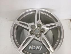 Front & Rear 5 Spoke Painted Gloss Silver wheels From 2022 C8 CORVETTE 894392