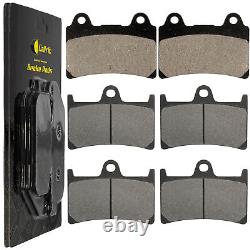 Front Rear Brake Pads for Yamaha XV1700 Road Star 1700 Cast Spoke Wheel 2005-06