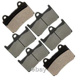 Front Rear Brake Pads for Yamaha XV1700 Road Star 1700 Cast Spoke Wheel 2005-06