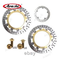 Front Rear Brake Rotor and Bolts for BMW R1100R Spoke Wheel 1995 2001 2000
