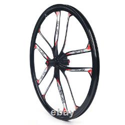 Front & Rear Magnesium Alloy Wheels Set 10-Spoke Rims For 26 Mountain Bike