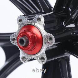 Front & Rear Magnesium Alloy Wheels Set 10-Spoke Rims For 26 Mountain Bike