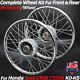 Front & Rear Wheel Rim + Hub + 36 Spokes Kit For Honda Trail Ct90 Ct200 K0-k5 Us