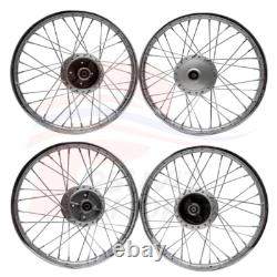 Front&Rear Wheel Rim Hubs + Spoke For HONDA TRAIL CT90 CT200 NEW 1.40x17