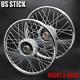 Front & Rear Wheel Rim Ring & Hub With Spokes For Honda Trail Ct90 Ct200 K0-k5
