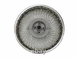 Front & Rear Wheel Rim With 80 Spoke Chromed Fit For Royal Enfield Classic 500cc