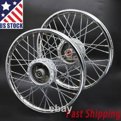 Front & Rear Wheel Rim with Hub & Spokes For HONDA TRAIL CT90 K0-K5 CT200 Replace