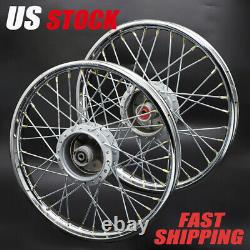 Front and Rear Wheel Rim Ring & Hub with Spokes For Honda Trail CT90 K0-K5 CT200