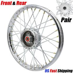 Front and Rear Wheel Rim Ring & Hub with Spokes For Honda Trail CT90 K0-K5 CT200