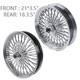 Front And Rear Wheels Combo For 2008-up Softail Fat Spoke Wheel Chrome, Withabs`