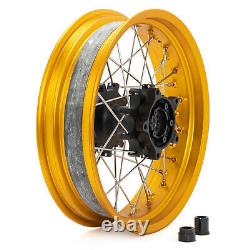 G310 GS 2016-2023 19x3 17x4.25 Front Rear Spoked Wheels Gold Rim For BMW