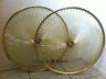 Gold Bicycle 26 Steel Wheel 144 Spokes Front Or Rear Cruiser Lowrider Bikes