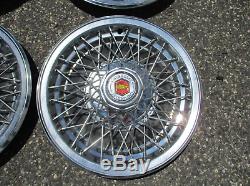 Genuine 1980 Chevy Impala Caprice 15 inch wire spoke hubcaps wheel covers