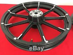 Genuine 2018 Harley Sportster 9 Spoke Front & Rear Wheels Narrow Glide Rims Mags