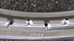 Genuine Front and Rear Dunlop Chrome Wheel Rims 40 Spoke James Super Swift
