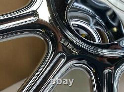 Genuine Harley Revolver Front & Rear Forged 10 Spoke Custom Wheels OEM Alcoa