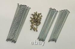 Genuine Honda Spokes & Nipples Front+Rear set for XR 250-400-600-650