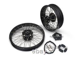 Genuine Royal Enfield HIMALAYAN 450 Front & Rear Black Tubeless Spoked Wheels