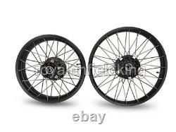 Genuine Royal Enfield HIMALAYAN 450 Front & Rear Black Tubeless Spoked Wheels