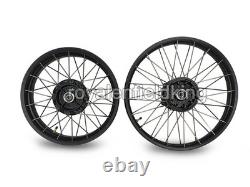 Genuine Royal Enfield HIMALAYAN 450 Front & Rear Black Tubeless Spoked Wheels