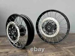Genuine Royal Enfield Himalayan 450 FRONT & REAR BLACK TUBELESS SPOKED WHEELS