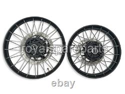 Genuine Royal Enfield Himalayan 450 FRONT & REAR BLACK TUBELESS SPOKED WHEELS