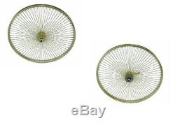 Gold 20 x 1.75 Bicycle WheelSet Front/Rear 144 Spokes Lowrider Cruiser Bikes