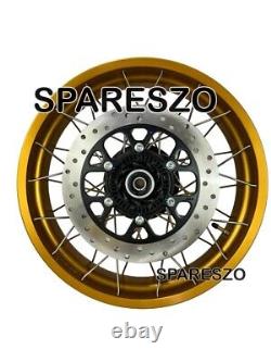 Gold Tubeless Spoked Wheels Fit For Royal Enfield Himalayan 450