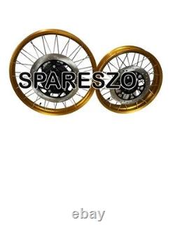 Gold Tubeless Spoked Wheels Fit For Royal Enfield Himalayan 450