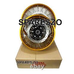 Gold Tubeless Spoked Wheels Fit For Royal Enfield Himalayan 450