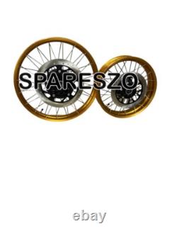 Gold Tubeless Spoked Wheels Fit For Royal Enfield Himalayan 450